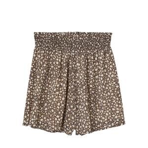 H&M Women’s Brown Floral All Over Floral Elastic Waist Shorts Small